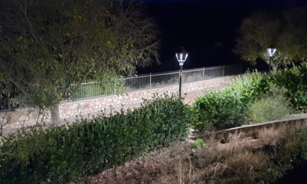 Imagen Albaladejo alumbrado público por la noche